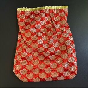 ⭐️ Red and Gold Decorative Pouch no string